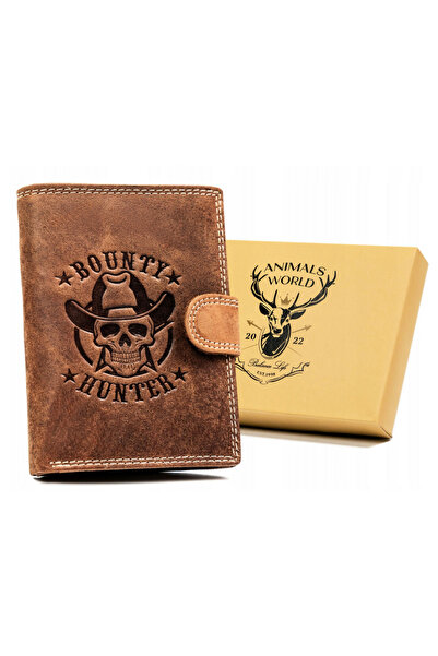Other Large, vertical men's wallet made of genuine leather - Always Wild