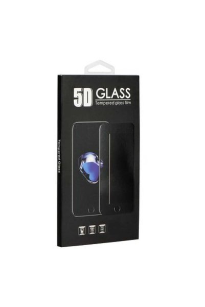 Global technologies Folie de protecție din sticlă premium cu acoperire integrală pentru Samsung Galaxy A50 și A30s, 5D, cu adeziv integral, Negru