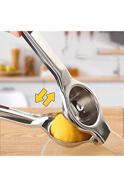 Flippy Manual Citrus Juicer, Flippy, Durable, Quality, 20.5 x 7cm, Stainless Steel, Silver