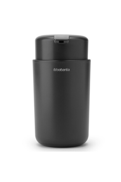 Brabantia 1003133 Dozator de săpun lichid, 250 ml, bază antiderapantă, nu picurează, gri închis