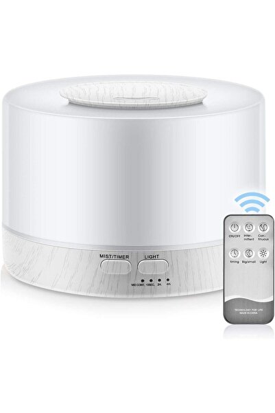 COOYA Remote Control Air Humidifier, Ultrasonic Aroma Diffuser with 7 Colors LED Lights