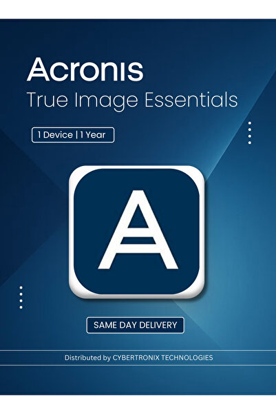 Acronis أساسيات الصورة الحقيقية ٢٠٢٥ | جهاز واحد لمدة عام | ترخيص رقمي | توصي...