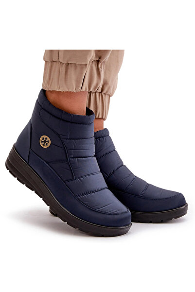 Evento Cizme de Zăpadă Femei Izolate Bleumarin Helis 36