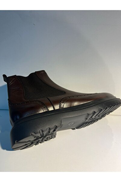 VEYİS USTA Γνήσιες δερμάτινες μπότες Lstk Yrm με καρφώματα στο μπροστινό μέρος