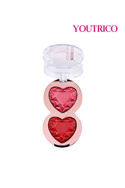 Youtrico 37g/p Rosy Glow - Fresh, natural, long-lasting blush,Red&Pink