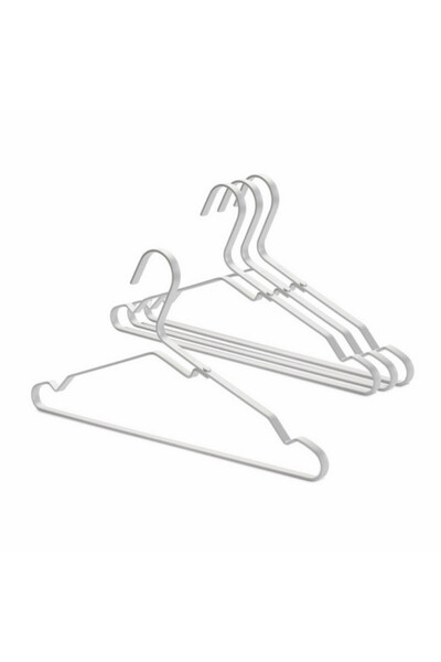 Brabantia Set of 4 clothes hangers Linn 1000824, Aluminum, Gray