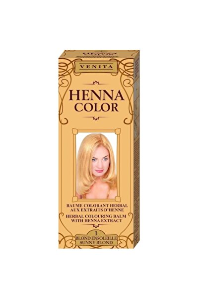 VENİTA Nuantator Henna Color Balsam colorant de par fara amoniac Sunny Blond ...