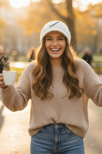 Ritagarcia Premium Soft Knit Hat / Beanie - Winter Cap Hat with Brim