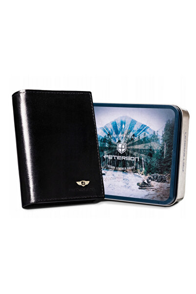 Other Portofel mare din piele pentru bărbați, fără închidere - Peterson