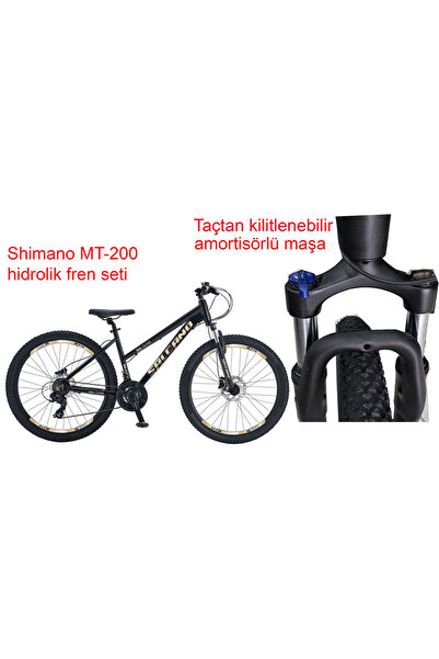 Salcano NG Team Lady 200 26 HD Hidrolik Disk Fren Kadın Dağ Bisikleti (155 cm üstü boy)