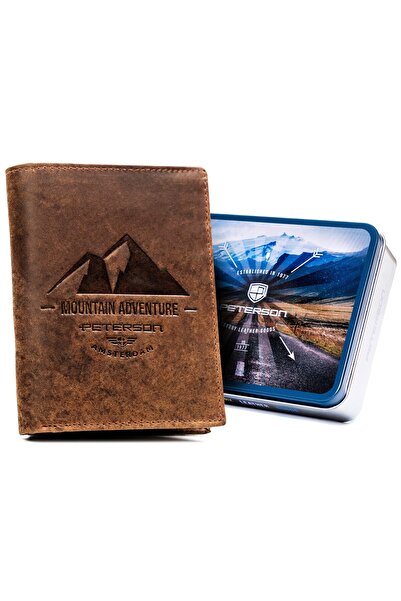 Other Large men's vertical wallet made of genuine leather - Peterson