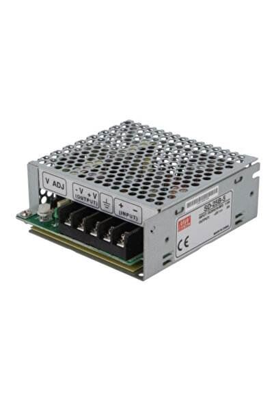 Meanwell DC-DC Voltage Converter 24 V to 5 V 25 W, SD-25 B-5, Mean Well