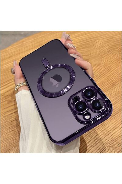 Generic XIEHUZA Magnetic Case for iPhone 14 Pro Max - Purple MagSafe-Compatib...