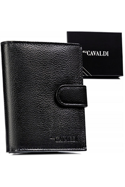 Other Large men's leather wallet with snap closure - 4U Cavaldi