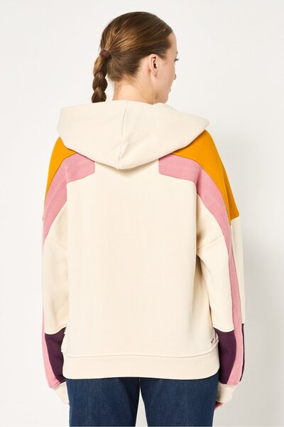 Napapijri Women Embroidered Logo Long Sleeve Hoodie, Multicolor