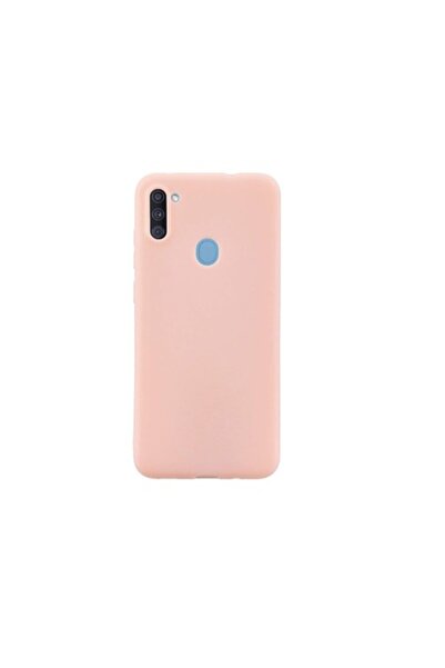 PlanetPhone Case for Samsung A11/M11, Pink, thin silicone with velvet interio...