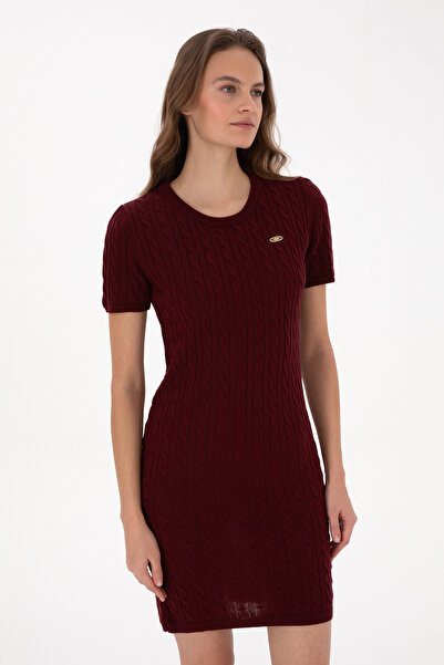 U.S. Polo Assn. Women's Burgundy Knitwear Dress 50309538-Vr014
