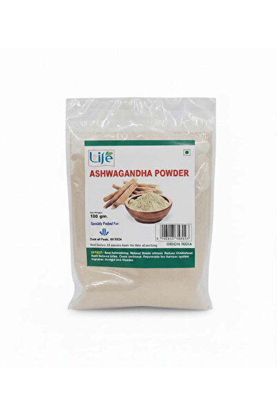 Life مسحوق جذر الأشواغاندا الطبيعي النقي