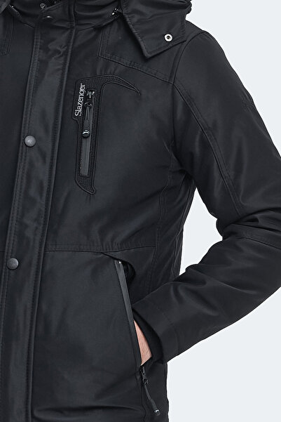 Slazenger Ανδρικό παλτό HANKIN Μαύρο