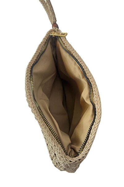 Uretti - Şennur 3131 0764 Hand Knitted Cotton Polyester Portfolio Bag - 25 X 17 cm