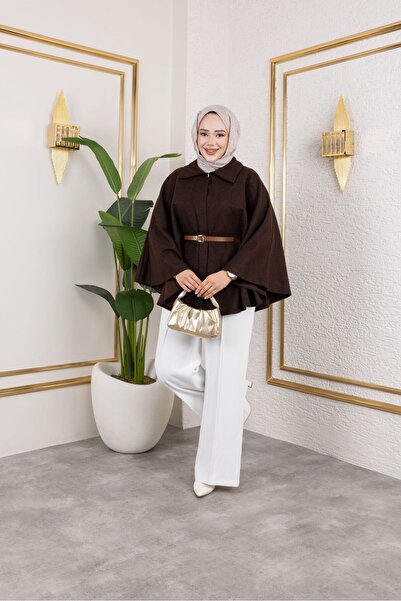 CNG MODA Tesettür Premium Kalite Kaşe Pelerin