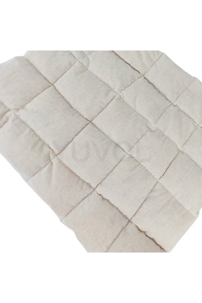 YUVOL 100% Natural Unwashed Sheep Wool 37X37 cm Handmade Back, Abdominal and Chest Pad for Adults