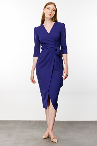 Nefeli Kruvaze Elbise ÇİVİT