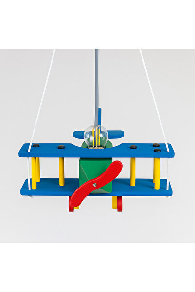 Tahtart Çocuk Odası Ahşap Uçak Avize