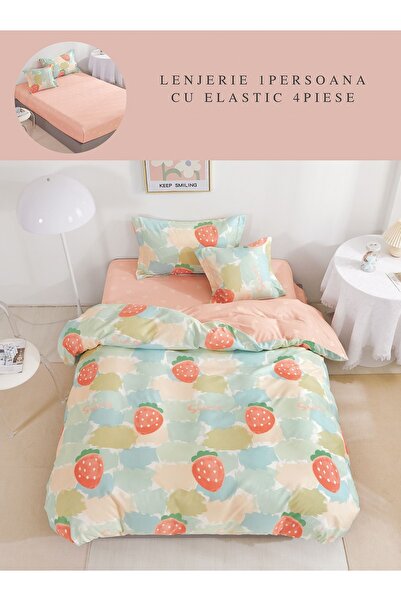 CHIRASO CHIRASO Bedding, Finet, 1 person, 4 Pieces, ELASTIC Sheet 140x200cm, Cover 155x200, 2 Pillowcases