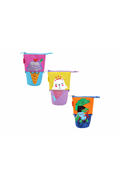 KEYROAD Unfilled pencil case Stand Up, various models, 1 zipper, various colors, KR972223