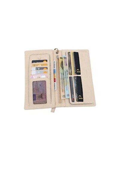 HASSION - Women's Genuine Leather Wallet R65, Milk White