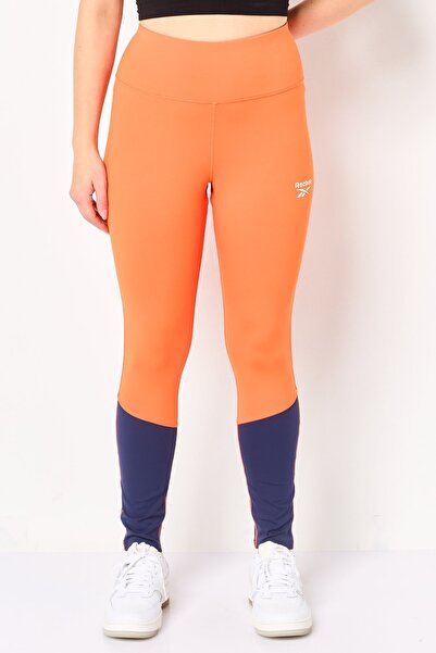 Reebok Women Sportswear Fit Training Vector Leggings, Bright Orange
