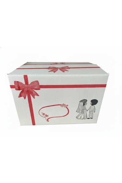 BOXMASTER-KOLİKAPINDA YÜKSEK GRAMAJLI ÇİFT OLUK ÇEYİZ KUTUSU 10LU 60x40x40CM ...