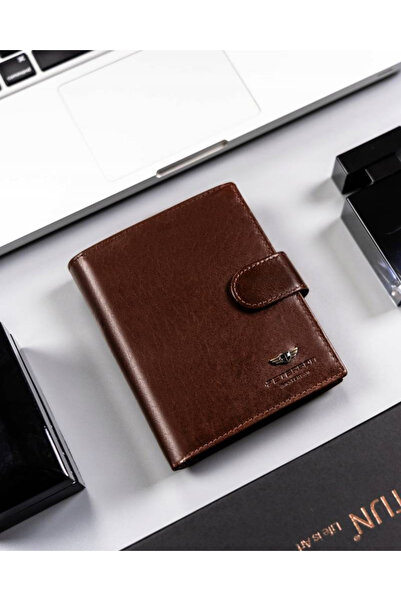 Other Classic leather men's wallet with snap closure - Peterson