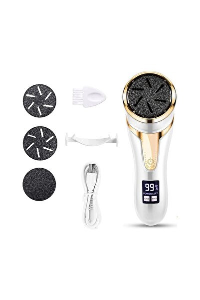 NEXTLY VELAXPRO Electric Foot File - Dual Speed, Interchangeable Heads, Wet/Dry Use, Digital Display