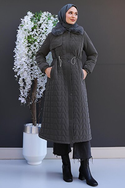 GİYZAMİLA Lotus Mont Dark Gray