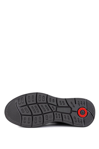 Tamer Tanca Erkek Hakiki Deri Siyah Sneakers & Spor Ayakkabı