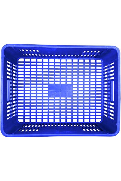 Ethic Solutions Plastic Storage Bakery Crate Box 800×600×180mm 86L Heavy Duty Blue