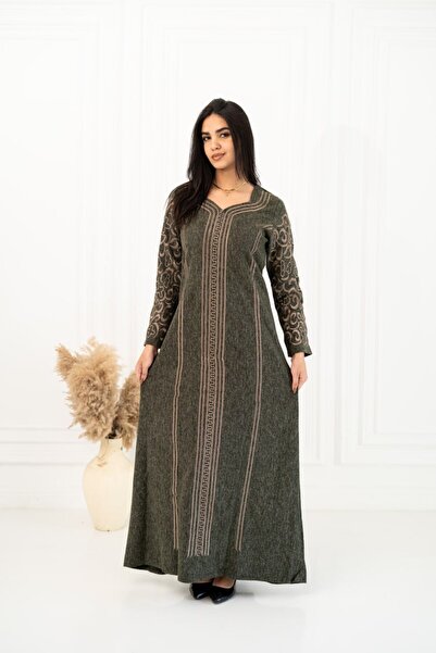 AFandina Winter jalabiya, traditional design with a modern touch A-010