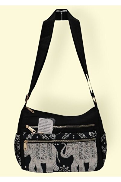 OEM Geantă crossbody pentru femei, material textil, curea reglabilă - R1130 N...