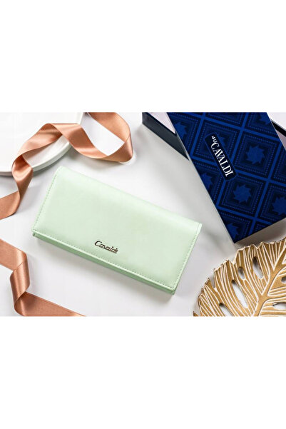 Other Elegant, large women's wallet made of -leather - 4U Cavaldi