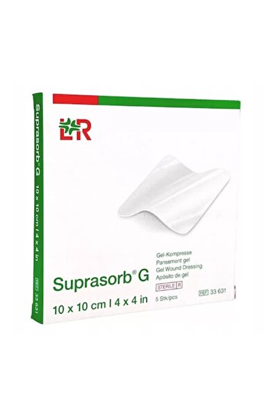 Lohmann & Rauscher Suprasorb G gel dressing, Lohmann Rauscher, 10x10 cm, efficient absorption, moist environment