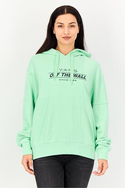 Vans Women Sportswear Fit Long Sleeve Outdoor Hoodie, Mint Green