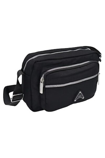 OEM Women's crossbody bag R241, adjustable strap, black