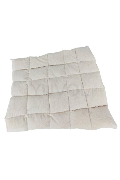 YUVOL %100 Doğal Yıkanmamış Koyun Yünü Dolgulu El Yapımı Yetişkinler İçin Sırt, Karın ve Göğüs Bezi