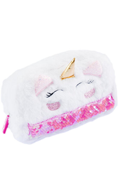 NİCE Girabrilla fluffy pencil case – Unicorn