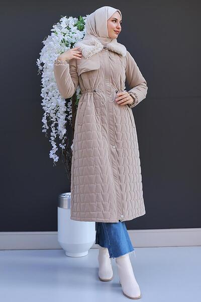 GİYZAMİLA Lotus Mont Beige