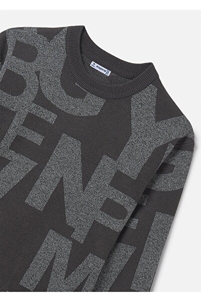 MAYORAL Girl's Jacquard Knitwear Dress Smoked 7911