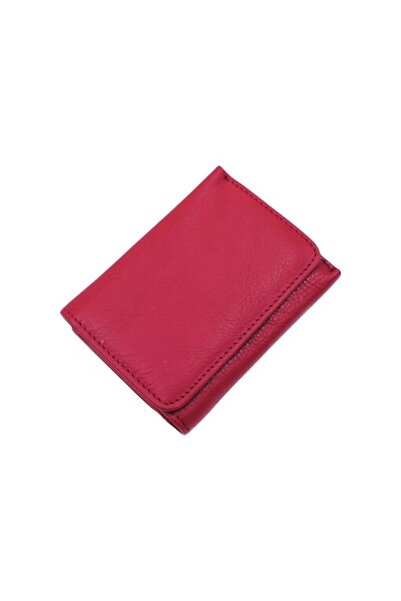 HASSION - Women's genuine leather wallet R403, orange red