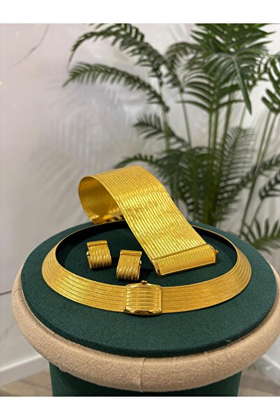 bestmysilver 925 Ayar Gümüş 21 Sıra Hasır Bileklik 7 Sıra Hasır Gerdanlık ve 7 Sıra Katlamalı Küpe Set